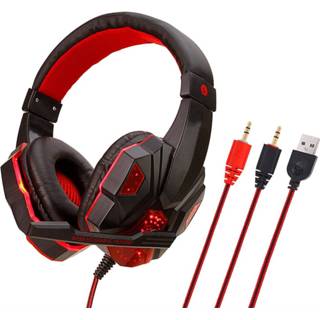 👉 Headphone Soyto SY830MV PC Light Game 3.5mm Wired Bass HD Gaming Headset Stereo Headphones Earphone with Microphone for Computer Gamer