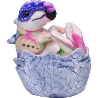 👉 Knuffel paars roze pluche One Size baby's Wild Republic baby Stegosaurus 20 cm paars/roze 92389242669