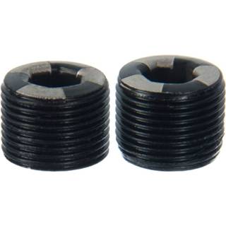 Pedaal alloy zwart Nukeproof Pedal End Caps - Reserveonderdelen pedalen 5056097001111