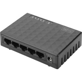 👉 Netwerk-switch Digitus DN-50012-1 Netwerk switch RJ45 5 poorten 10 / 100 Mbit/s 4016032426042