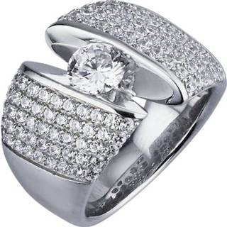 👉 Damesring zilverkleur zilver vrouwen bijzondere look Diemer Trend 4055705164553