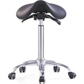 👉 Zitting zwart One Size Ergolution - Hoge ergonomische zadelkruk met kantelbare 8720195930310