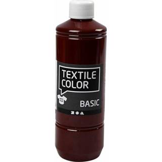 👉 Textiel verf kunststof bruin One Size Creotime textielverf Basic 500ml 5707167919996