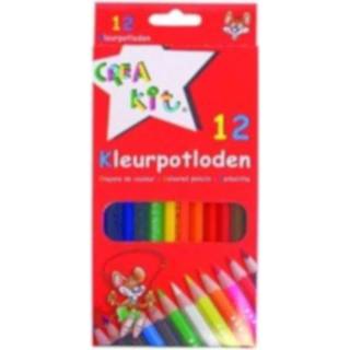 👉 Kleurpotlood hout One Size meerkleurig Crea-kit kleurpotloden junior 18,8 cm 12 stuks 8713261774796