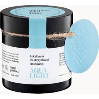 👉 One Size GeenKleur MakeMeBio® Aqua Light Cream Voor Vette En Gemengde Huid 60ml. 8720246143119