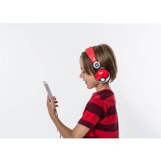 👉 Koptelefoon rood wit kunststof One Size OTL Pokemon 100 dB junior rood/wit 5055371619271