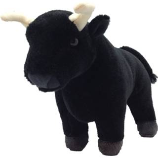 👉 Knuffel zwart pluche One Size Wild Republic stier junior 20 cm 92389204094