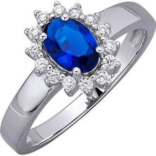 Damesring blauw zilver vrouwen KLiNGEL 4055705256302