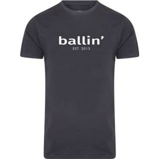 👉 Shirt grijs katoen s mannen Ballin Est. 2013 Heren Tee SS Basic 7442144129149