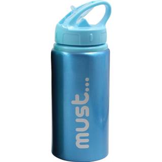 👉 Drinkfles blauw aluminium kunststof One Size Must 500 ml 8719817690664