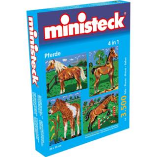 👉 One Size GeenKleur Paarden Ministeck 4-in-1 3500-delig 4250250313016