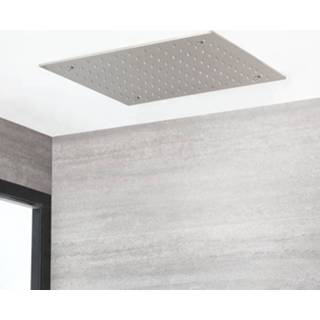 👉 Douchekop nikkel RVS modern plafond geborsteld aldwick douchekoppen Verzonken 40cm Vierkant | 5051752919961