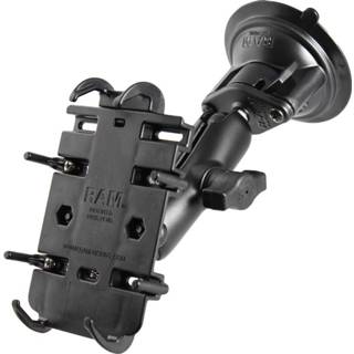 👉 Smartphone RAM Mount Quick-Grip™ klemhouder smartphones met zuignapset RAM-B-166-PD3