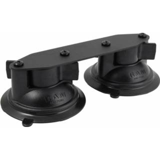 👉 Zuignap RAM Mount Double 8.5 cm Suction Cup Base - Rechte plaat