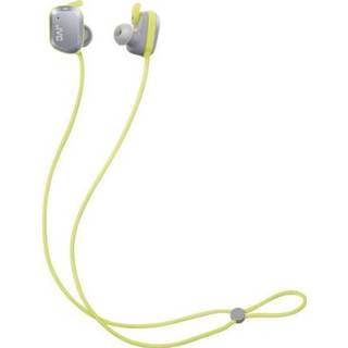 👉 Geel zilver JVC HA-AE1W-H Bluetooth Sport In Ear oordopjes Geel, 4975769464256