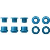 👉 Ketting blad blauw Wolf Tooth Pack of 5 1X Chainring Bolts and Nuts - Kettingbladen