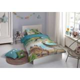 👉 Dekbedovertrek katoen multi Good Morning 140x200/220cm Dino - 8717285158532