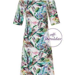 👉 Strandjurk s GeenKleur Premium collectie off-shoulder strandjurkje 'lost in mysterious beauty' 8719833137747