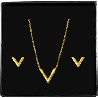 👉 Zilveren zilver goud set goldplated V 8717637977224