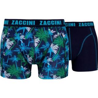 👉 Blauw XL Zaccini boxerhort 2-pack jungle 8719214785376