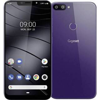 👉 Smartphone purper Gigaset GS195 32 GB 6.18 inch (15.7 cm) Dual-SIM Android 9.0 13 Mpix, 5 Mpix Dark purple 4250366859965