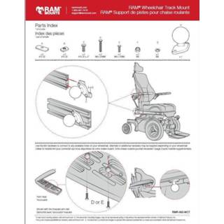 👉 RAM Mount Universal Wheelchair Ball Base B-Kogel RAM-B=238-WCT