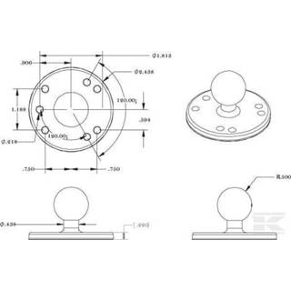 RAM Mount RAM-B-202U B-kogel