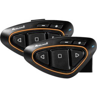 👉 Helm Midland C1230.09 BTX1 Pro 2020 Twin Intercomset voor motorrijders Geschikt (helm) Universeel 8011869203534