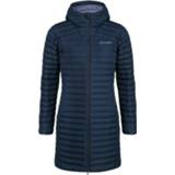 👉 Synthetisch vrouwen 14 blauw zwart Berghaus - Women's Nula Micro Long Jacket jack maat 14, blauw/zwart 5054773069806