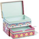 👉 Knutselset karton One Size meerkleurig meisjes Totum Glitter Box Unicorn 3-delig 8714274071544