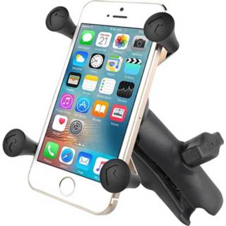 👉 Smartphone RAM Mount X-Grip met b-maat klemarm RAP-HOL-UN7B-201U