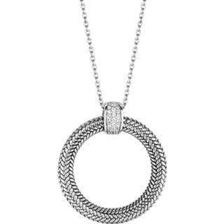 👉 Halsketting zwarte zilver One Size no color TI SENTO - Milano Collier 3925ZI met een plating 8717828207864