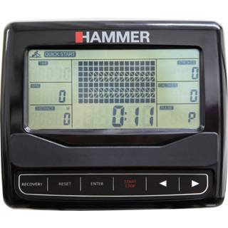 👉 Roeitrainer One Size zwart Hammer Fitness Water Stream Rower 4005251453700