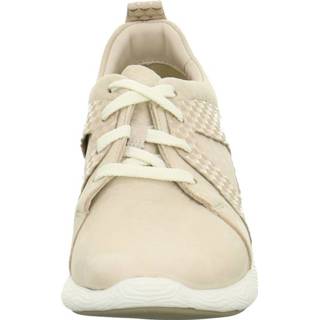 👉 Veterschoenen glad leer beige Clarks 5050406154420