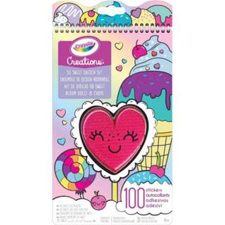 👉 Kleurboek papier One Size meerkleurig meisjes Crayola Oh So Sweet 28 cm 120-delig 71662310493