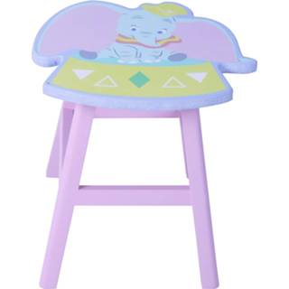 👉 Kruk paars grijs hout One Size Disney Dombo junior 25 cm paars/grijs 7444735161125