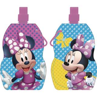 👉 Schoolbeker roze kunststof One Size blauw meisjes Disney opvouwbaar Minnie Mouse 500 ml 8430957120261