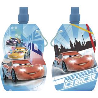 Schoolbeker blauw kunststof One Size jongens Disney opvouwbaar Cars 500 ml 8430957085591