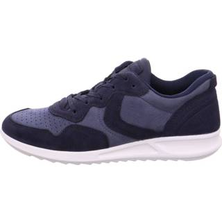 Veterschoenen blauw glad leer Ecco 809704330105