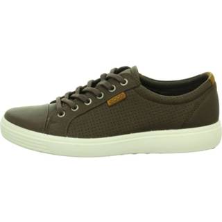 👉 Veterschoenen glad leer bruin Ecco 809702266642