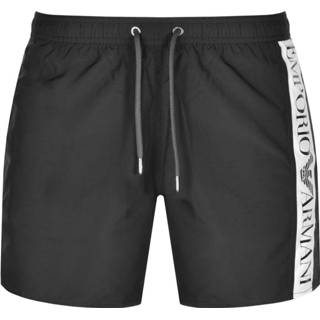 👉 Swimshort mannen male zwart Emporio Armani Swim short side logo 8058644897212