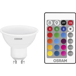👉 OSRAM LED Energielabel A (A++ - E) GU10 Reflector 4.5 W = 25 W RGBW (Ø x l) 50 mm x 56 mm Incl. afstandsbediening, Colorchanging, Dimbaar 1 stuk(s)