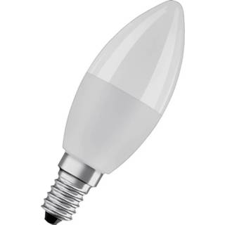 👉 Energielabel OSRAM LED A+ (A++ - E) E14 Kaars 5.5 W Warmwit 1 stuk(s) 4058075430853