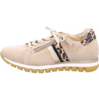 Veterschoenen suède beige Gabor 4060666494342