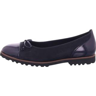 👉 Ballerina's nubuck blauw Gabor Ballerinas 4059701130659