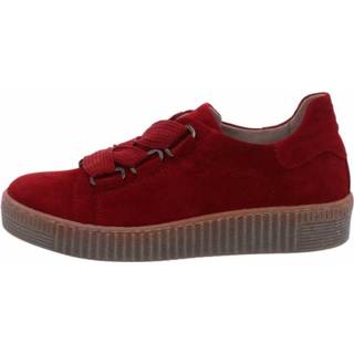 👉 Sneakers suède rood Gabor 4059701385455