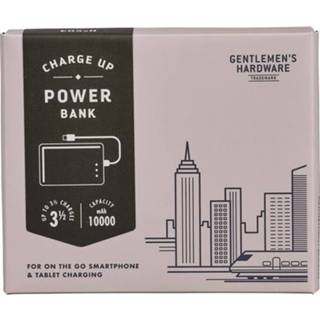 👉 Powerbank zwart kunststof One Size Gentlemen's Hardware Take Charge 12,7 cm 3-delig 5055923775547