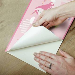 👉 Roze folie One Size RoomMates wanddecoratie randsticker Magical Unicorn 4,5 m 34878454221