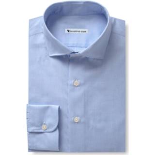 👉 Shirt coton double retors licht blauw PRILLIO - Klassiek zakelijk fil-à-fil PARTY 2