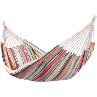 👉 Hangmatten twee persoon beschikbaar Hangmat Tweepersoons brazilian veelkleurig polycotton 'Minorca' Double - 123 Hammock 8719925915673